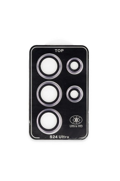 Mey İthalat®  Samsung Galaxy S24 Ultra PVD Metal Kamera Lens - Pembe