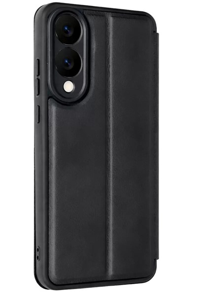Mey İthalat®  Samsung Galaxy S25 Edge Flip Cover - Siyah