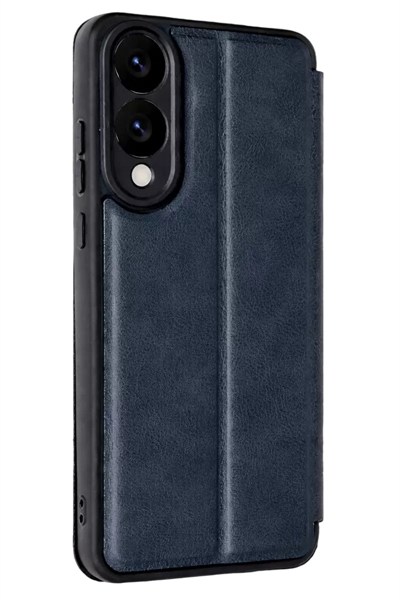 Mey İthalat®  Samsung Galaxy S25 Edge Flip Cover - Lacivert