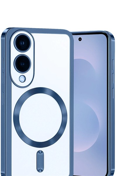 Mey İthalat®  Samsung Galaxy S25 Edge Kross Magneticsafe Kapak - Sierra Blue