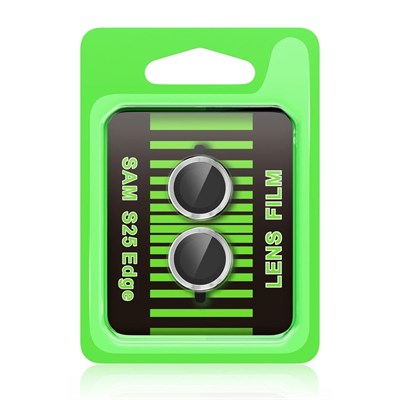 Mey İthalat®  Samsung Galaxy S25 Edge Raze Metal Kamera Lens - Gümüş