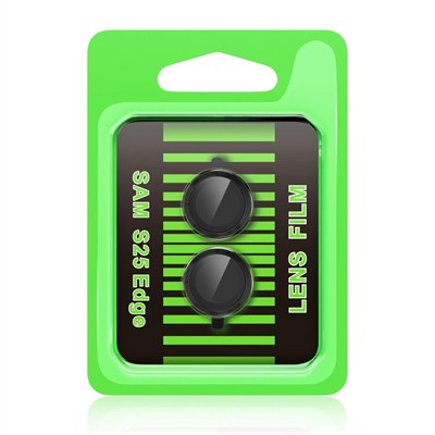 Mey İthalat®  Samsung Galaxy S25 Edge Raze Metal Kamera Lens - Siyah