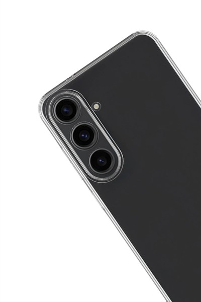 Mey İthalat®  Samsung Galaxy S25 FE Kılıf Lüx Şeffaf Silikon