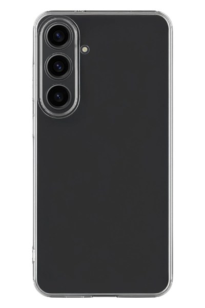 Mey İthalat®  Samsung Galaxy S25 FE Kılıf Lüx Şeffaf Silikon