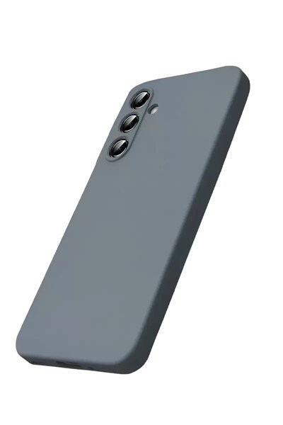 Mey İthalat®  Samsung Galaxy S25 FE Kılıf Nano içi Kadife Silikon - Gri