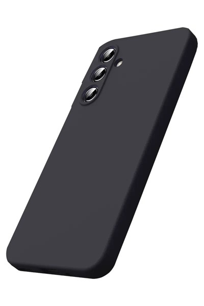 Mey İthalat®  Samsung Galaxy S25 FE Nano içi Kadife Silikon - Siyah