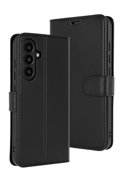 Mey İthalat®  Samsung Galaxy S25 FE Trend S Plus Kapaklı Kılıf - Siyah