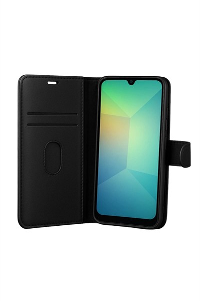 Mey İthalat®  Samsung Galaxy S25 FE Trend S Plus Kapaklı Kılıf - Siyah