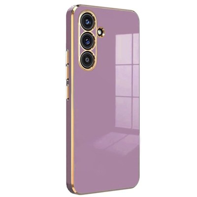 Mey İthalat®  Samsung Galaxy S25 FE Volet Silikon - Mor