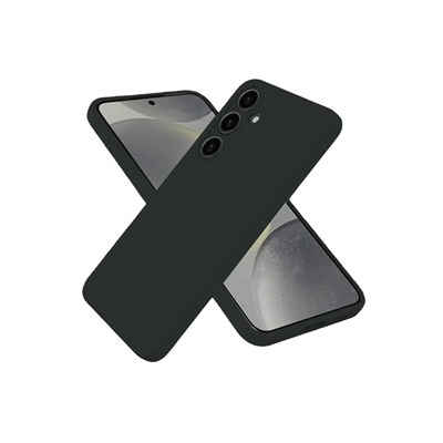 Mey İthalat®  Samsung Galaxy S25 Kılıf Nano içi Kadife Silikon - Siyah