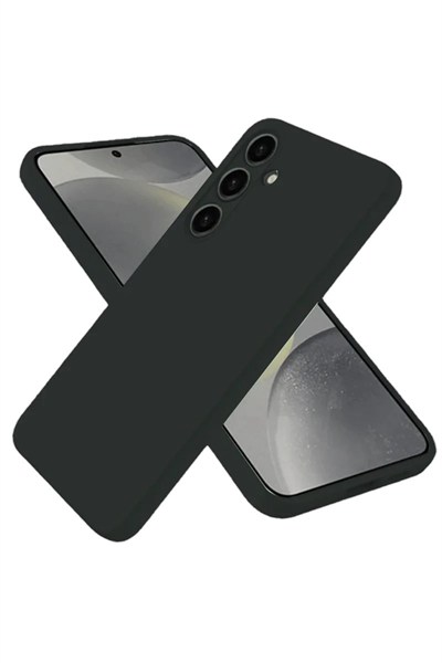 Mey İthalat®  Samsung Galaxy S25 Kılıf Nano içi Kadife Silikon - Siyah