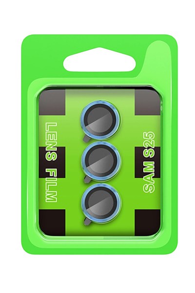 Mey İthalat®  Samsung Galaxy S25 Raze Metal Kamera Lens - Mavi