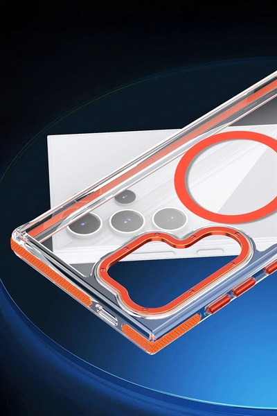 Mey İthalat®  Samsung Galaxy S25 Ultra Bella Magsafe Kapak - Siyah