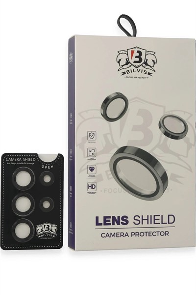 Mey İthalat®  Samsung Galaxy S25 Ultra Bilvis Titan Kamera Lens - Siyah