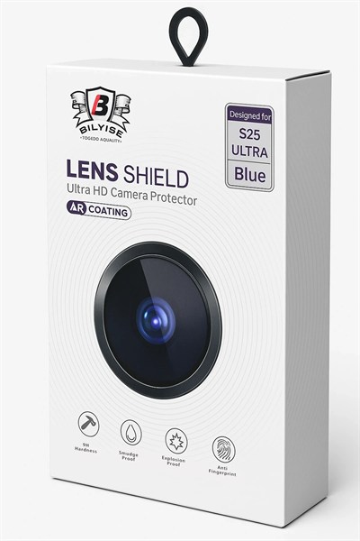Mey İthalat®  Samsung Galaxy S25 Ultra Bilvis Titan Kamera Lens - Lacivert