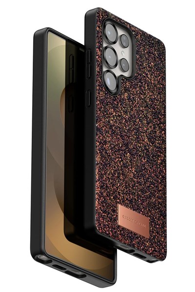 Mey İthalat®  Samsung Galaxy S25 Ultra Bright Simli Kapak - Derin Mor