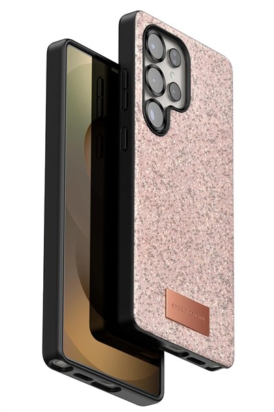 Mey İthalat®  Samsung Galaxy S25 Ultra Bright Simli Kapak - Pembe