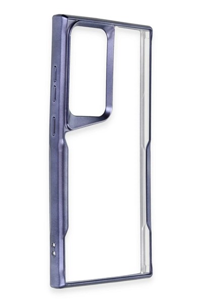 Mey İthalat®  Samsung Galaxy S25 Ultra Kılıf Boyi Silikon Kapak - Lacivert