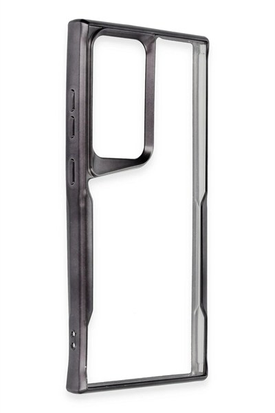 Mey İthalat®  Samsung Galaxy S25 Ultra Kılıf Boyi Silikon Kapak - Siyah