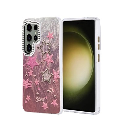 Mey İthalat®  Samsung Galaxy S25 Ultra Kılıf Blade Aynalı Desenli Kapak - Desen 7