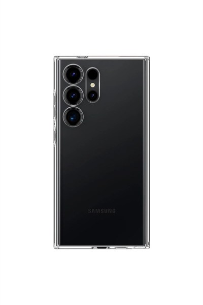Mey İthalat®  Samsung Galaxy S25 Ultra Kılıf Lüx Şeffaf Silikon