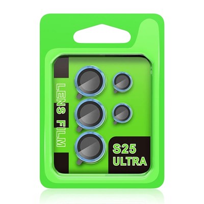 Mey İthalat®  Samsung Galaxy S25 Ultra Raze Metal Kamera Lens - Mavi