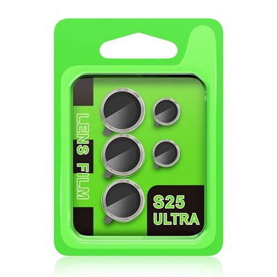 Mey İthalat®  Samsung Galaxy S25 Ultra Raze Metal Kamera Lens - Natural Grey