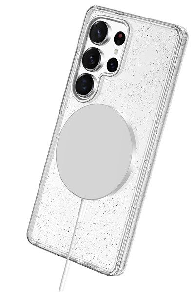 Mey İthalat®  Samsung Galaxy S25 Ultra Star Magsafe Kapak - Şeffaf