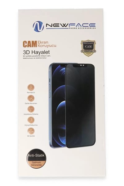 Mey İthalat®  Samsung Galaxy S26 3D Antistatik Hayalet Cam Ekran Koruyucu - Siyah