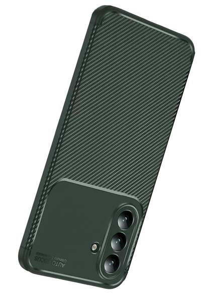 Mey İthalat®  Samsung Galaxy S26 Auto Focus Karbon Kapak - Koyu Yeşil