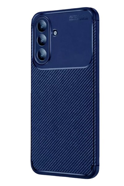 Mey İthalat®  Samsung Galaxy S26 Auto Focus Karbon Kapak - Lacivert