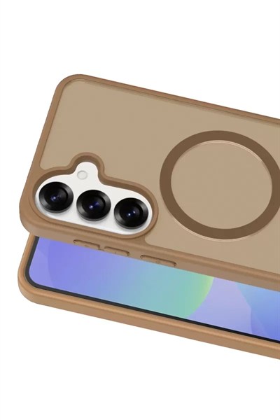 Mey İthalat®  Samsung Galaxy S26 Jota Magsafe Kapak - Çöl Titanyum