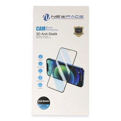 Mey İthalat®  Samsung Galaxy S26 Plus 3D Antistatik Cam Ekran Koruyucu - Siyah