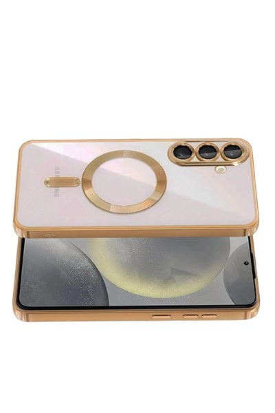 Mey İthalat®  Samsung Galaxy S26 Plus Kross Magneticsafe Kapak - Çöl Titanyum