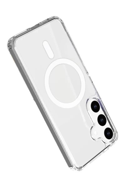 Mey İthalat®  Samsung Galaxy S26 Plus Magneticsafe Şeffaf Silikon - Şeffaf