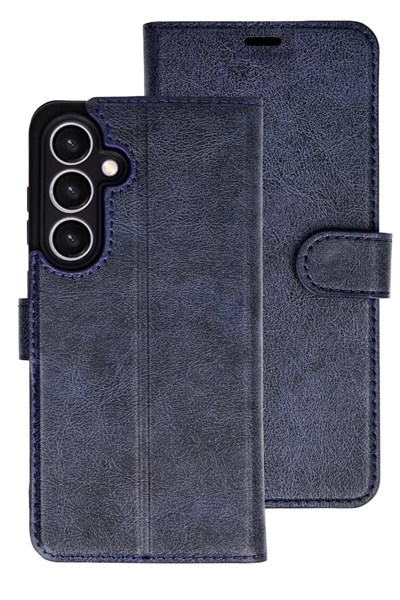 Mey İthalat®  Samsung Galaxy S26 Plus Trend S Plus Kapaklı Kılıf - Lacivert