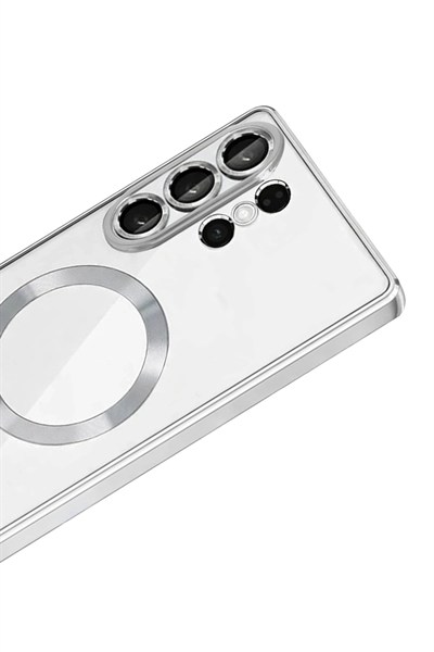 Mey İthalat®  Samsung Galaxy S26 Ultra Kross Magneticsafe Kapak - Gümüş