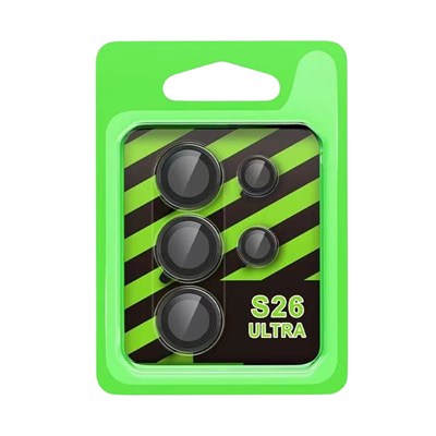 Mey İthalat®  Samsung Galaxy S26 Ultra Raze Metal Kamera Lens - Siyah