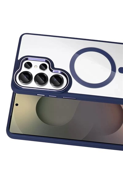 Mey İthalat®  Samsung Galaxy S26 Ultra Terea Magsafe Kapak - Lacivert