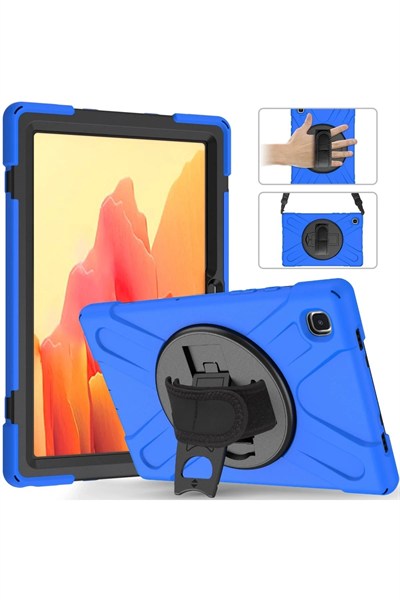 Mey İthalat®  Samsung Galaxy T220 Tab A7 Lite 8.7 Kılıf Amazing Tablet Kapak - Mavi
