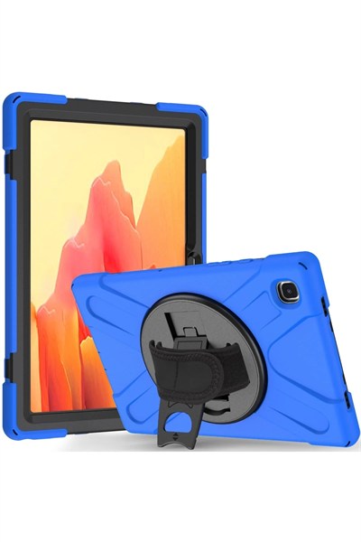 Mey İthalat®  Samsung Galaxy T220 Tab A7 Lite 8.7 Kılıf Amazing Tablet Kapak - Mavi