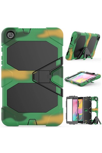 Mey İthalat®  Samsung Galaxy T290 Tab A 8 Kılıf Griffin Tablet Kapak - Kamuflaj