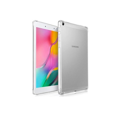 Mey İthalat®  Samsung Galaxy T290 Tab A 8 Kılıf Anti Shock Tablet Silikon - Şeffaf