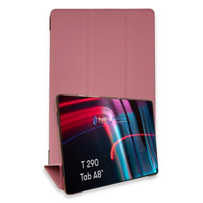 Mey İthalat®  Samsung Galaxy T290 Tab A 8 Kılıf Tablet Smart Kılıf - Pembe