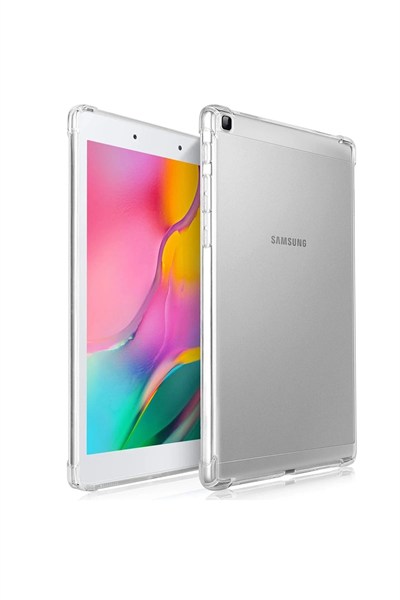 Mey İthalat®  Samsung Galaxy T290 Tab A 8 Kılıf Anti Shock Tablet Silikon - Şeffaf