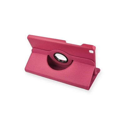 Mey İthalat®  Samsung Galaxy T290 Tab A 8 Kılıf 360 Tablet Deri Kılıf - Pembe