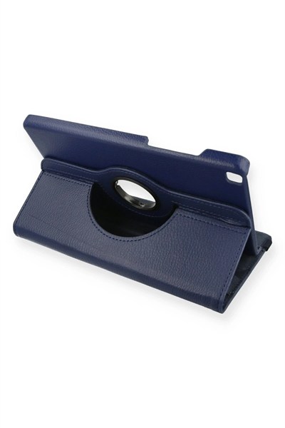 Mey İthalat®  Samsung Galaxy T290 Tab A 8 Kılıf 360 Tablet Deri Kılıf - Lacivert