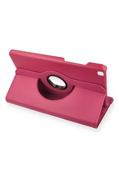 Mey İthalat®  Samsung Galaxy T290 Tab A 8 Kılıf 360 Tablet Deri Kılıf - Pembe