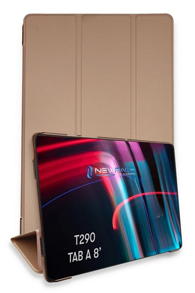 Mey İthalat®  Samsung Galaxy T290 Tab A 8 Kılıf Tablet Smart Kılıf - Rose Gold