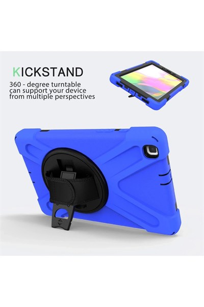 Mey İthalat®  Samsung Galaxy T290 Tab A 8 Kılıf Amazing Tablet Kapak - Mavi